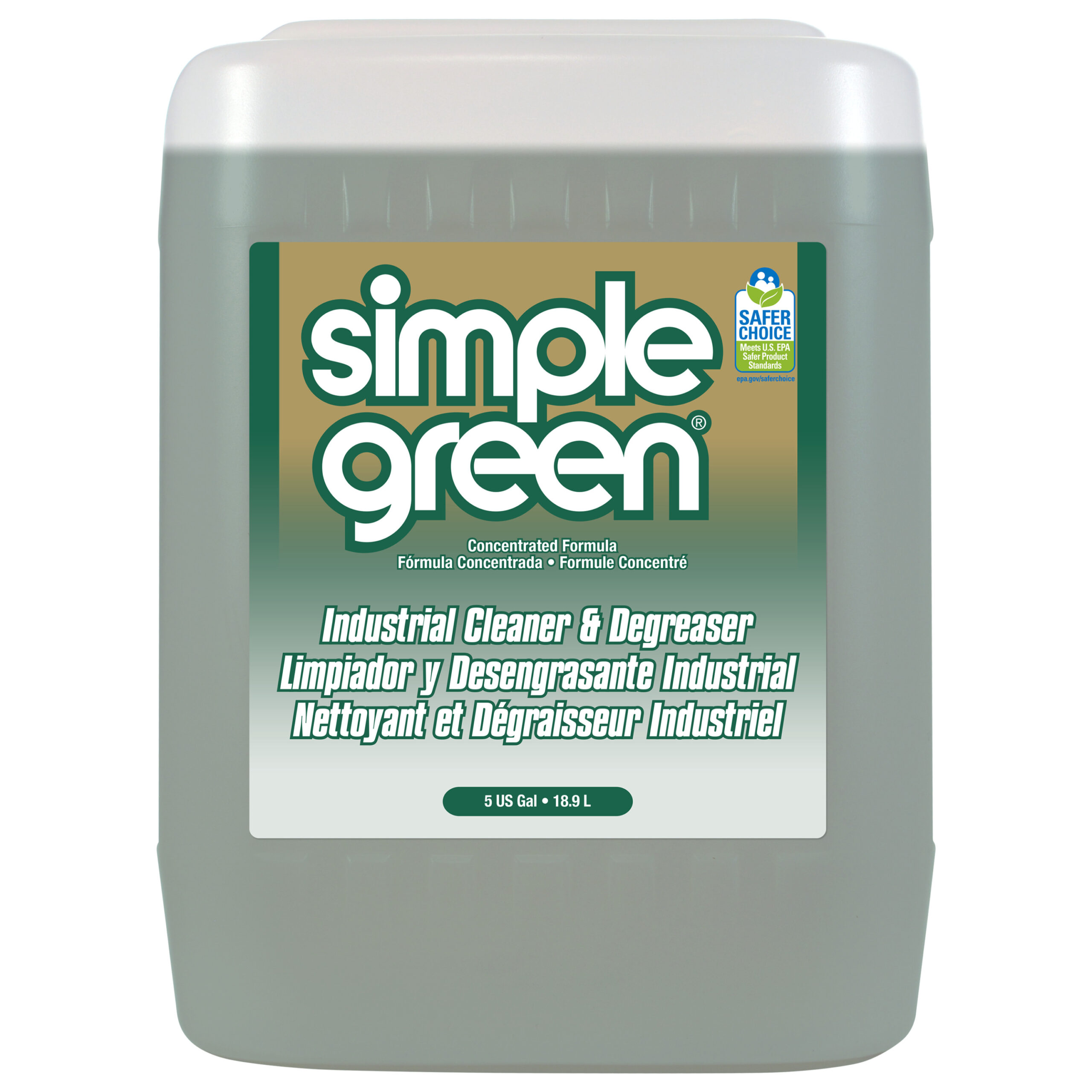 Simple Green® – Limpiador y Desengrasante Industrial – 18.9L (5 Gal)