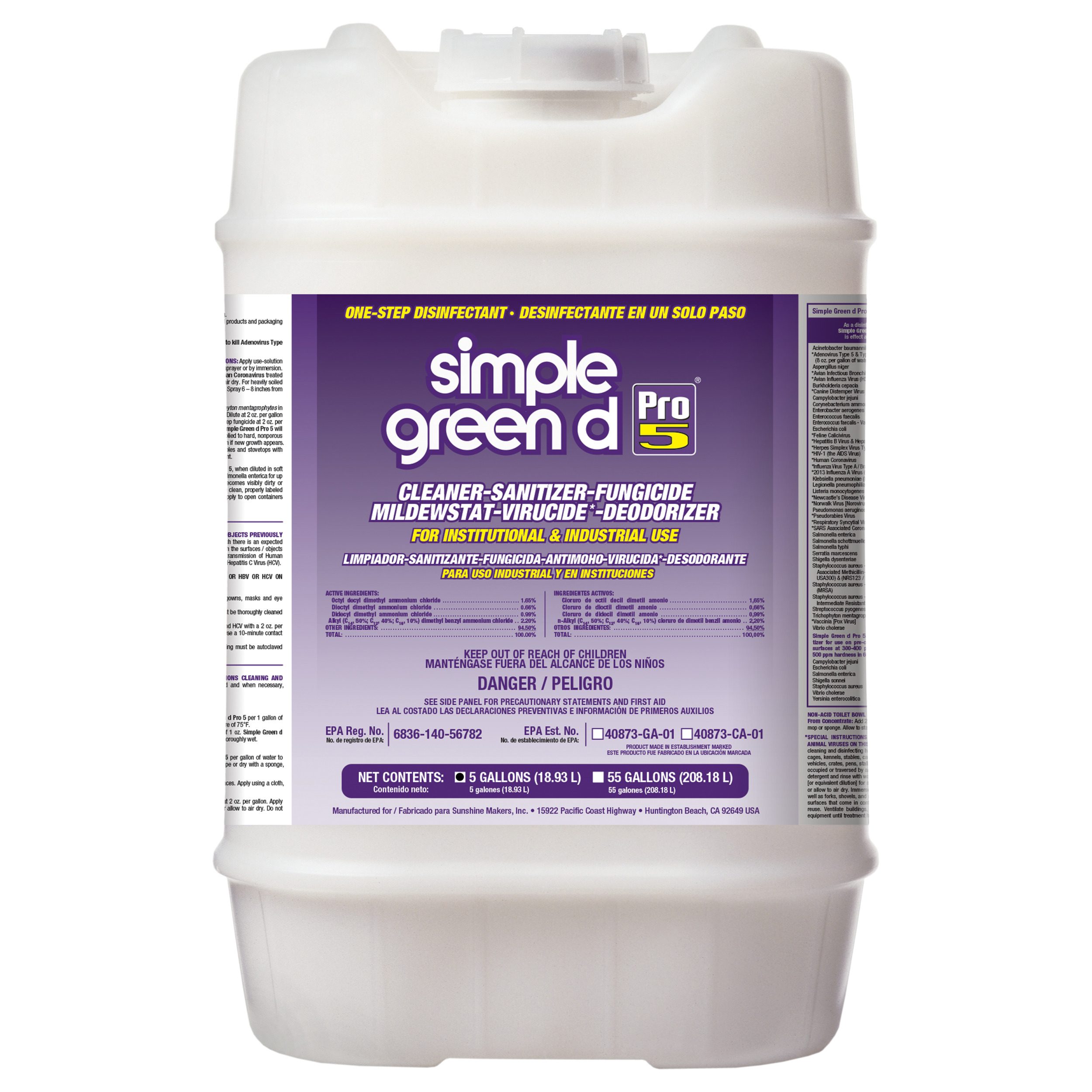 Simple Green® dPro5 – 18.9L (5Gal)